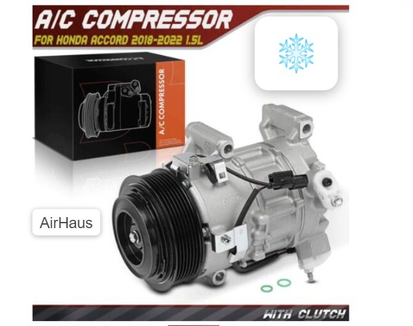 388106A0A01 New A/C Compressor Honda Accord 2018 2019 2020 2021 2022 L4 1.5L 4472502040